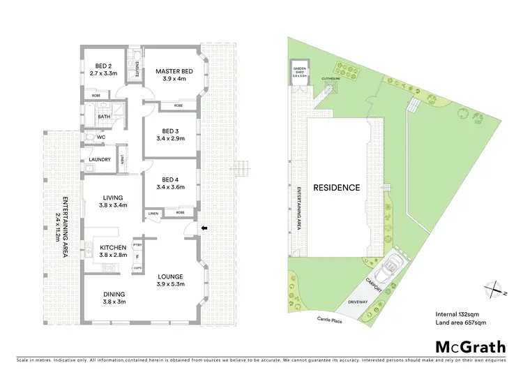 Floorplan of Homely house listing, 16 Cantle Place, Karabar NSW 2620
