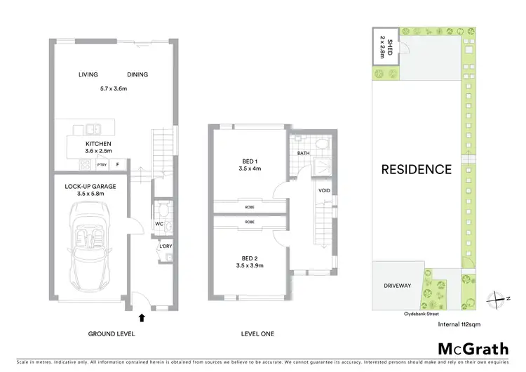 Floorplan of Homely townhouse listing, 7 Clydebank Street, Greensborough VIC 3088
