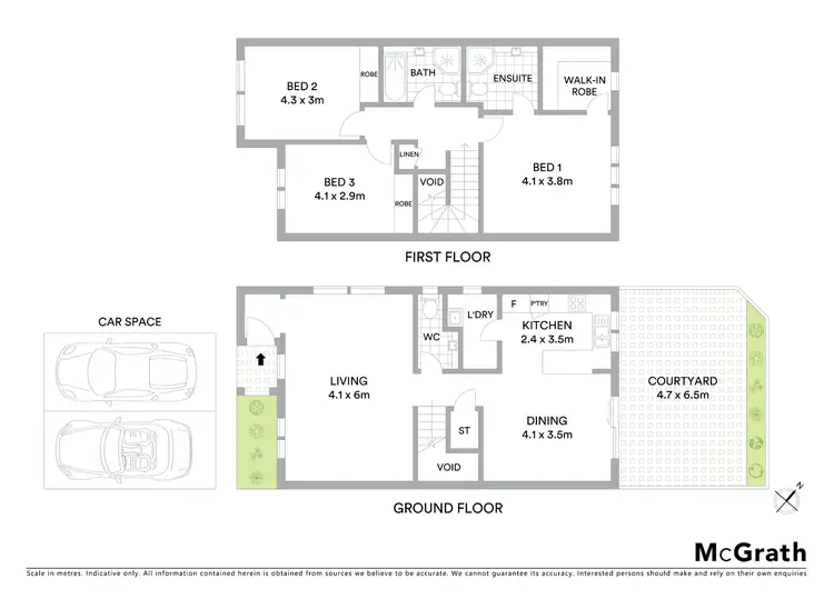Floorplan of Homely townhouse listing, 12/2 Nile Close, Marsfield NSW 2122