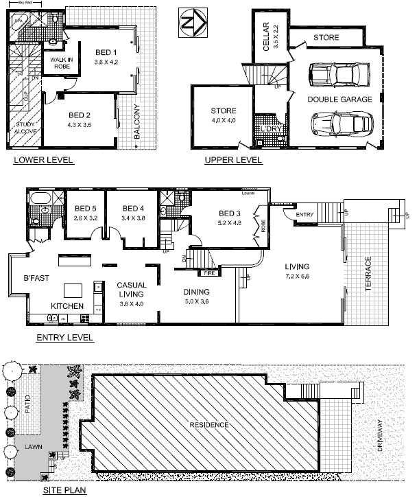 Floorplan of Homely house listing, 14 Marine Parade, Lurline Bay NSW 2035
