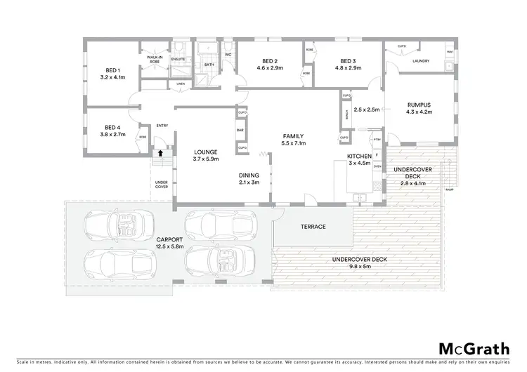Floorplan of Homely house listing, 28 Glenwood Drive, Croydon VIC 3136