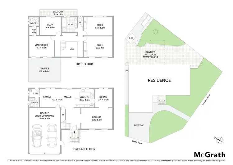 Floorplan of Homely house listing, 10 Bardia Place, Bossley Park NSW 2176