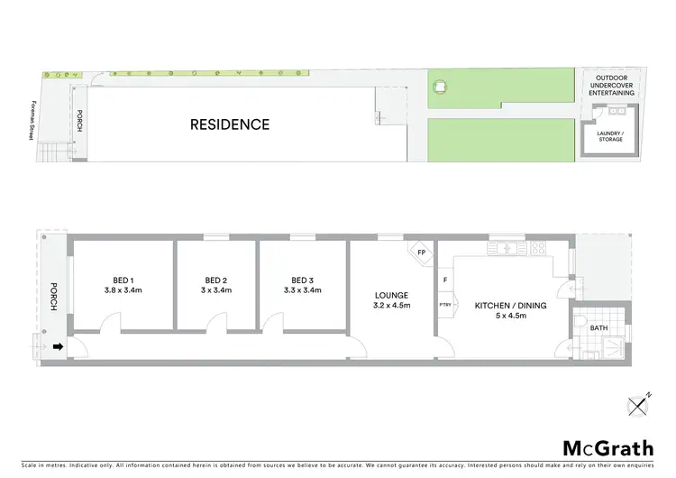 Floorplan of Homely house listing, 3 Foreman Street, Tempe NSW 2044