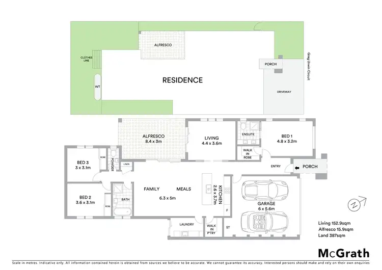 Floorplan of Homely house listing, 68 Greg Urwin Circuit, Casey ACT 2913