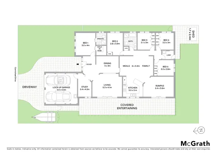 Floorplan of Homely house listing, 45 Carmichael Drive, West Hoxton NSW 2171