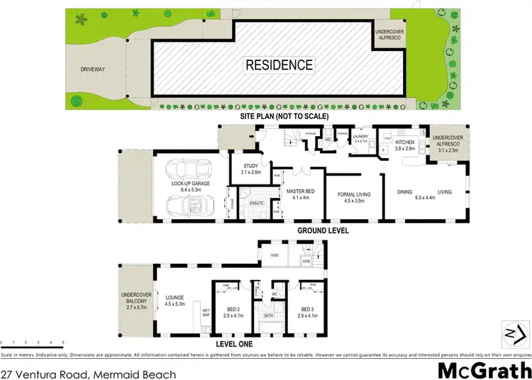 Floorplan of Homely house listing, 27 Ventura Road, Mermaid Beach QLD 4218