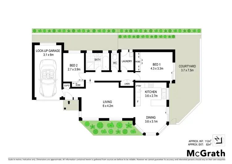 Floorplan of Homely villa listing, 2/36 Redman Avenue, Thirroul NSW 2515