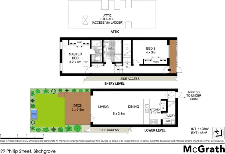 Floorplan of Homely house listing, 99 Phillip Street, Birchgrove NSW 2041