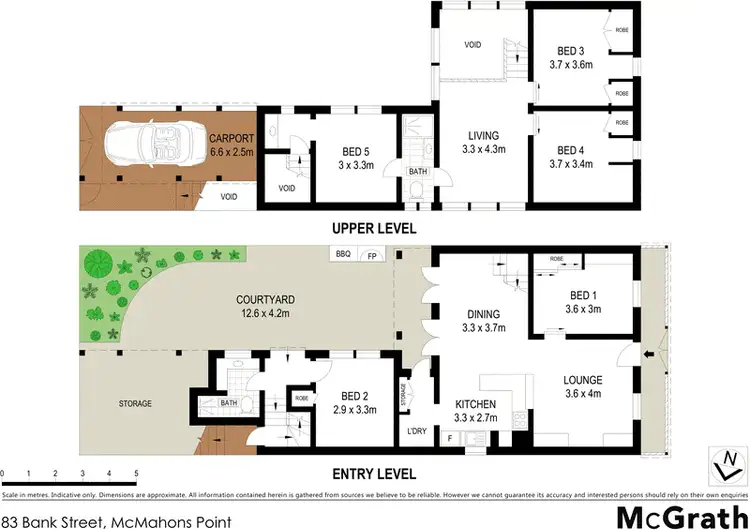 Floorplan of Homely house listing, 83 Bank Street, Mcmahons Point NSW 2060