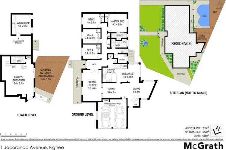 Floorplan of Homely house listing, 1 Jacaranda Avenue, Figtree NSW 2525