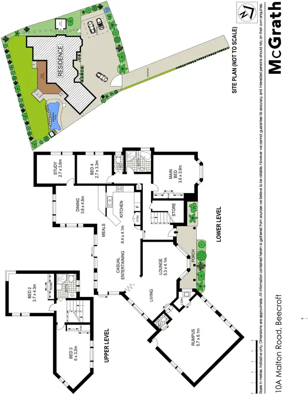 Floorplan of Homely house listing, 10A Malton Road, Beecroft NSW 2119