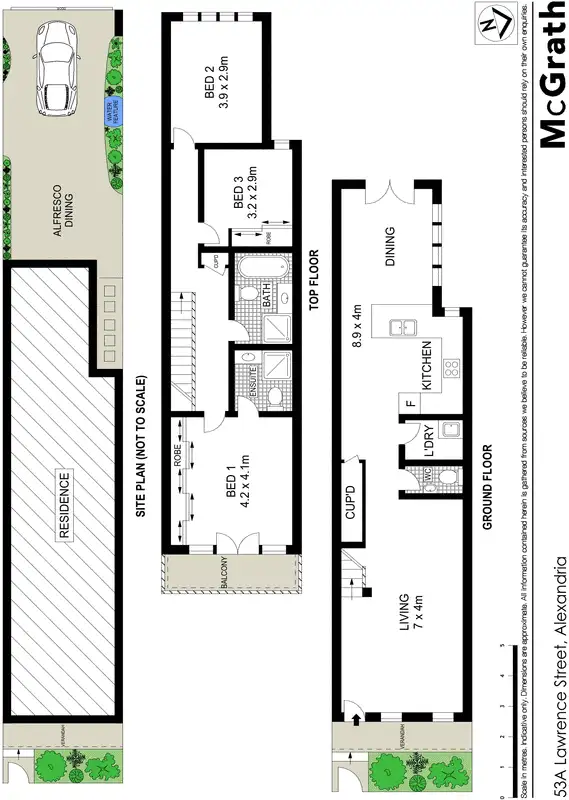 Floorplan of Homely house listing, 53A Lawrence Street, Alexandria NSW 2015