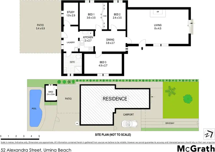Floorplan of Homely house listing, 52 Alexandra Street, Umina Beach NSW 2257
