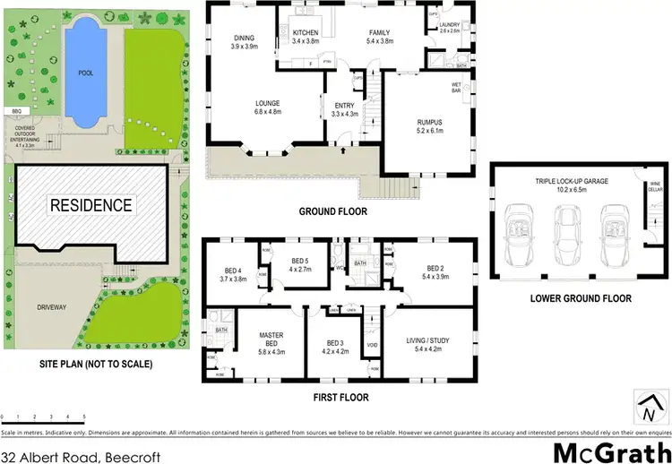 Floorplan of Homely house listing, 32 Albert Road, Beecroft NSW 2119