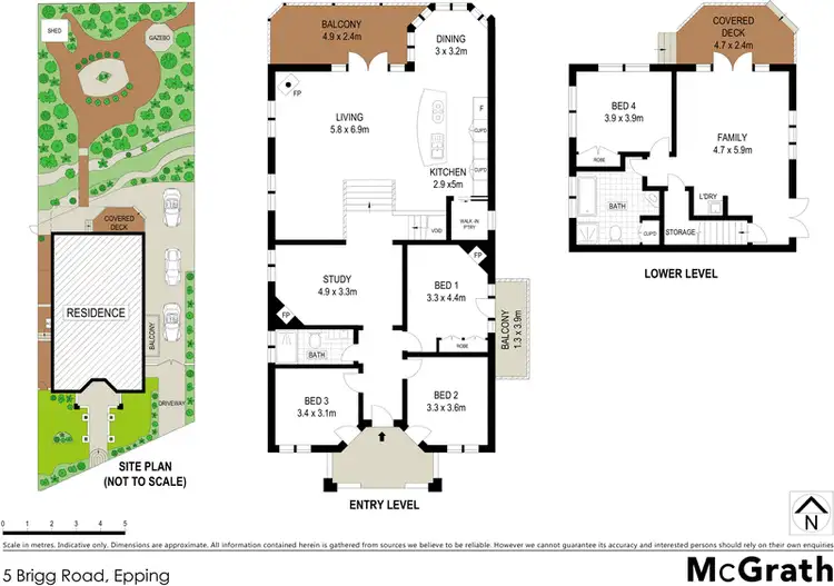 Floorplan of Homely house listing, 5 Brigg Road, Epping NSW 2121