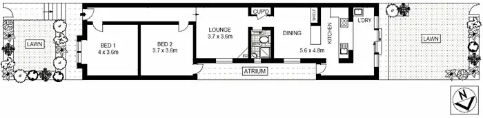 Floorplan of Homely house listing, 236 Nelson Street, Annandale NSW 2038