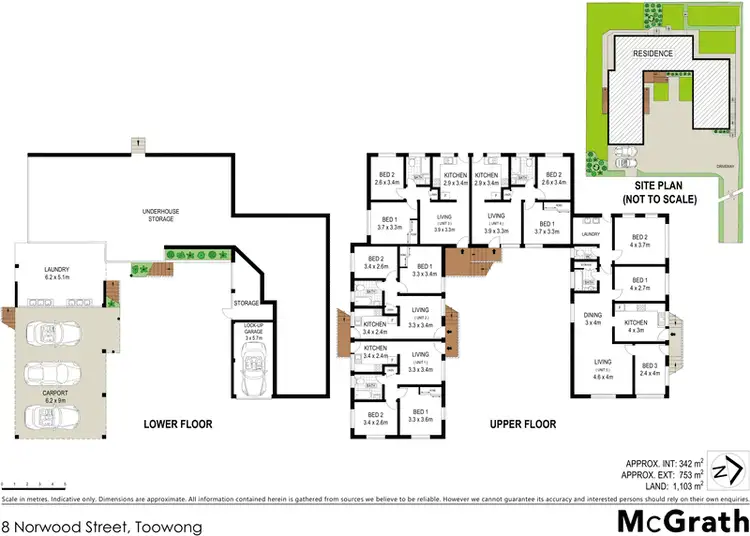 Floorplan of Homely house listing, 8 Norwood Street, Toowong QLD 4066