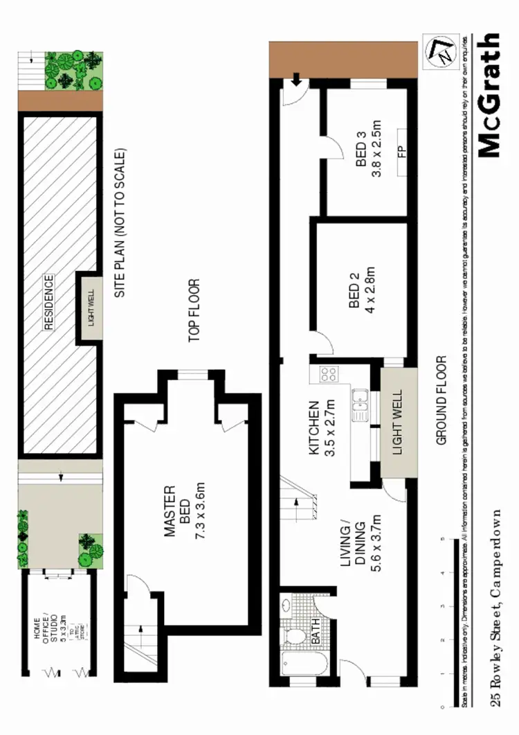 Floorplan of Homely house listing, 25 Rowley Street, Camperdown NSW 2050