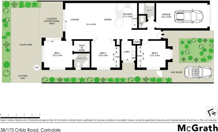 Floorplan of Homely townhouse listing, 38/173 Cribb Road, Carindale QLD 4152