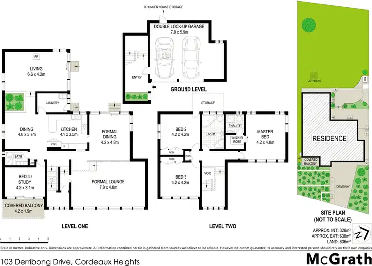 Floorplan of Homely house listing, 103 Derribong Drive, Cordeaux Heights NSW 2526