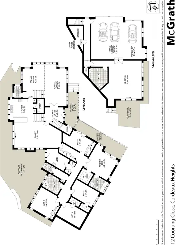 Floorplan of Homely house listing, 12-14 Coorung Close, Cordeaux Heights NSW 2526