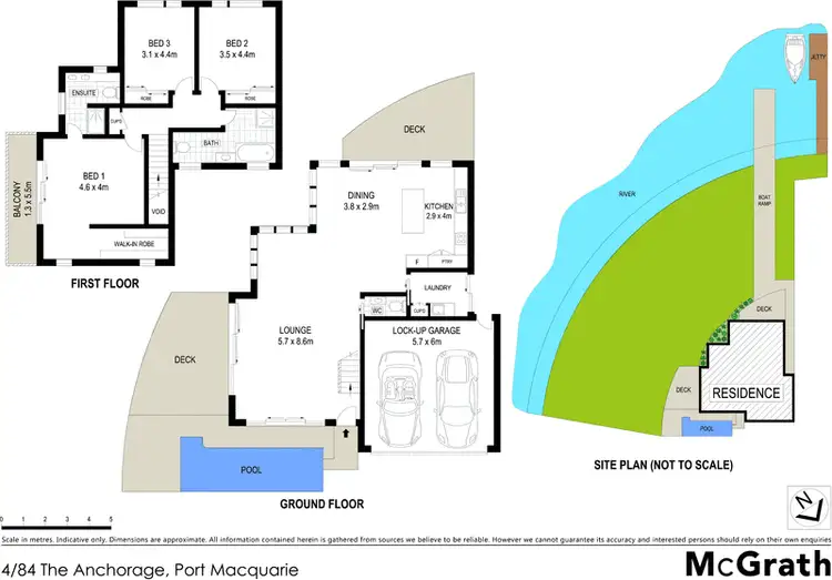 Floorplan of Homely house listing, 4/84 The Anchorage, Port Macquarie NSW 2444