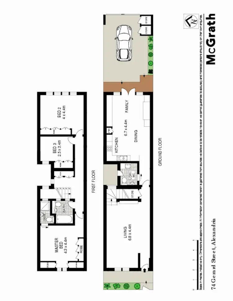 Floorplan of Homely house listing, 74 Gerard Street, Alexandria NSW 2015