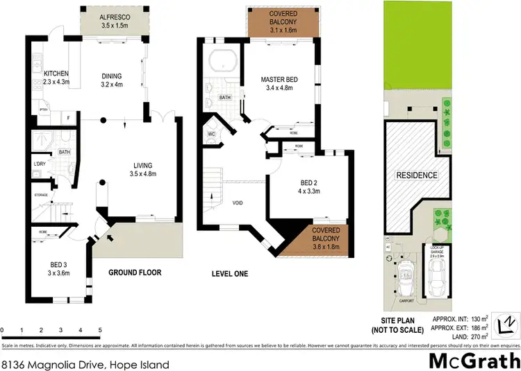 Floorplan of Homely townhouse listing, 8136 Magnolia Drive, Hope Island QLD 4212