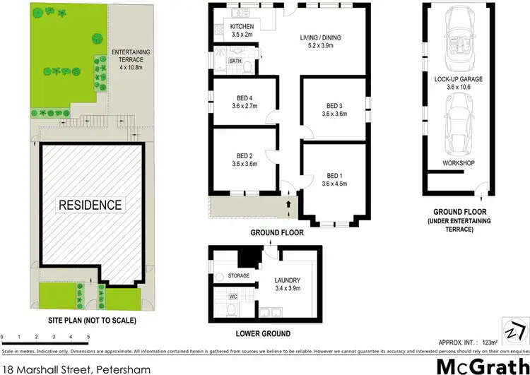 Floorplan of Homely house listing, 18 Marshall Street, Petersham NSW 2049
