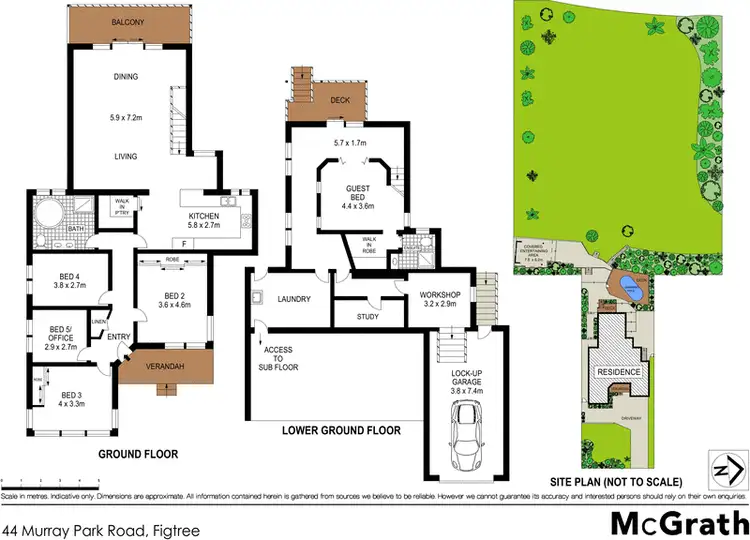 Floorplan of Homely house listing, 44 Murray Park Road, Figtree NSW 2525