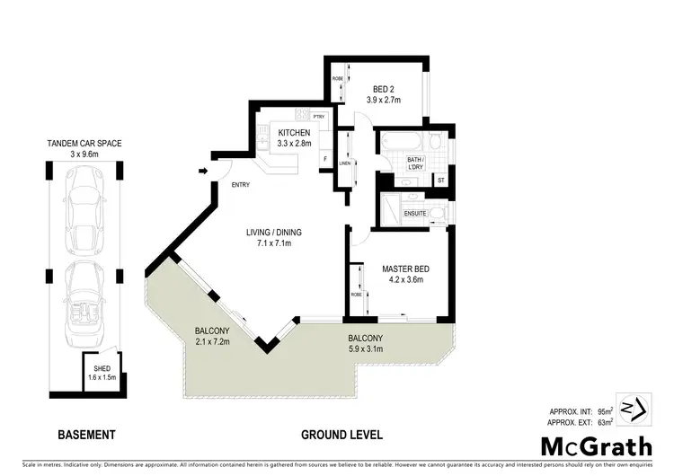 Floorplan of Homely apartment listing, 1/4 Madang Crescent, Runaway Bay QLD 4216