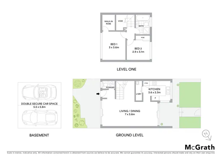 Floorplan of Homely townhouse listing, 13/5 Trafalgar Place, Marsfield NSW 2122