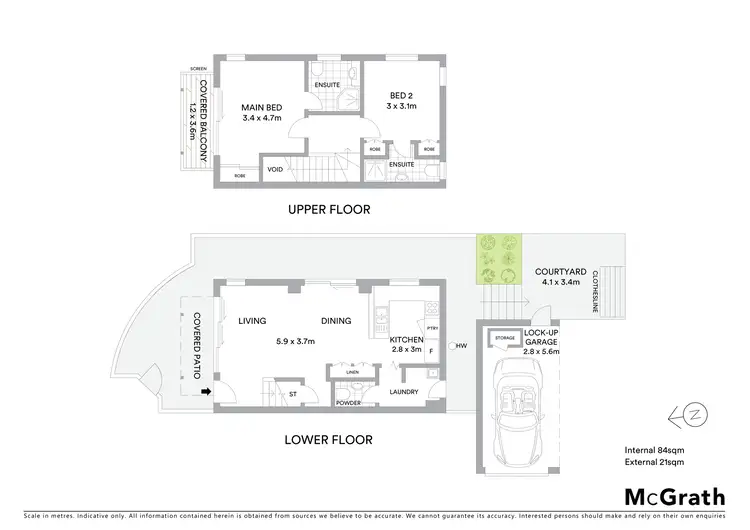 Floorplan of Homely unit listing, 1/90 Sherwood Road, Toowong QLD 4066