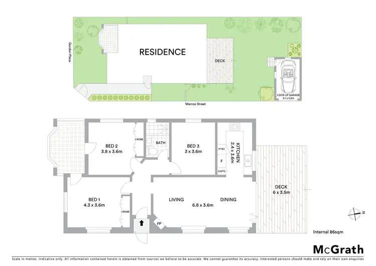 Floorplan of Homely house listing, 8 Gordon Place, Bronte NSW 2024