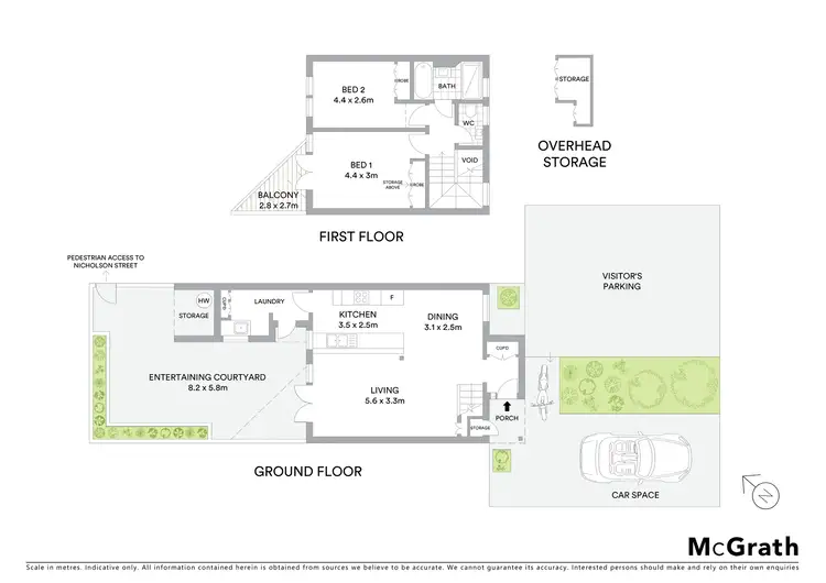Floorplan of Homely townhouse listing, 6/19 Nicholson Street, Balmain East NSW 2041