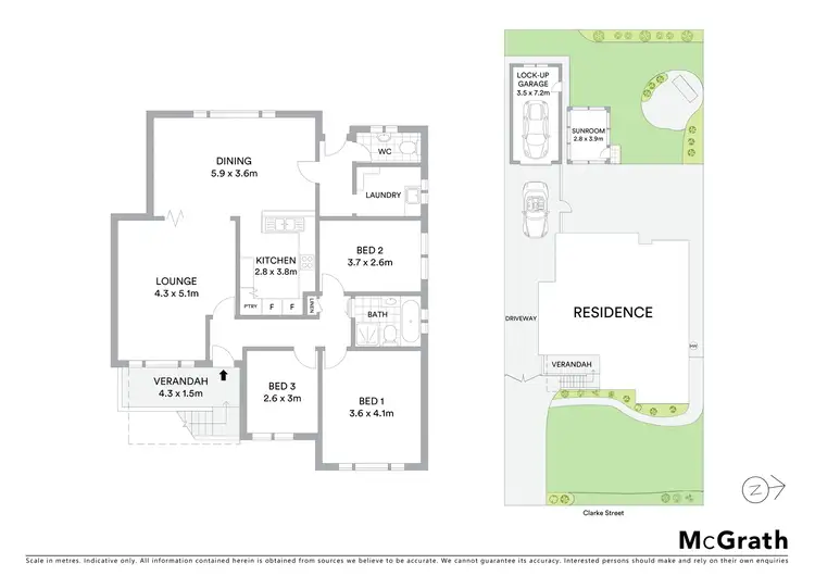 Floorplan of Homely house listing, 98 Clarke Street, Bass Hill NSW 2197