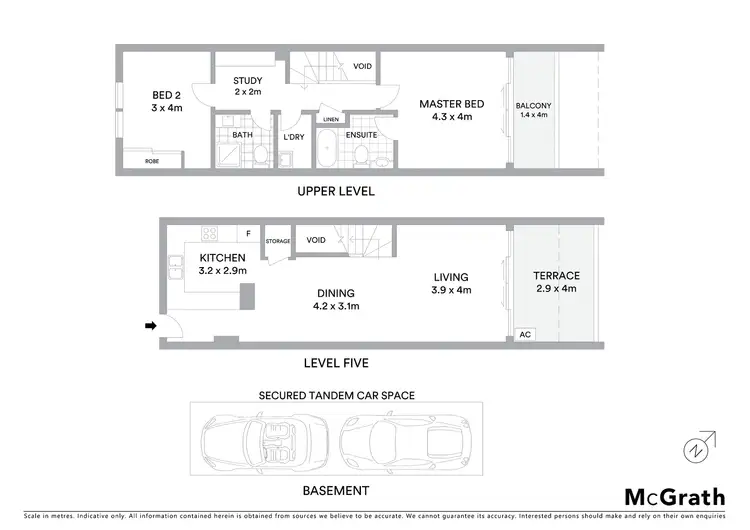 Floorplan of Homely apartment listing, 94/109 O'Riordan Street, Mascot NSW 2020