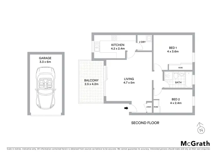 Floorplan of Homely apartment listing, 11/12 Linda Street, Hornsby NSW 2077