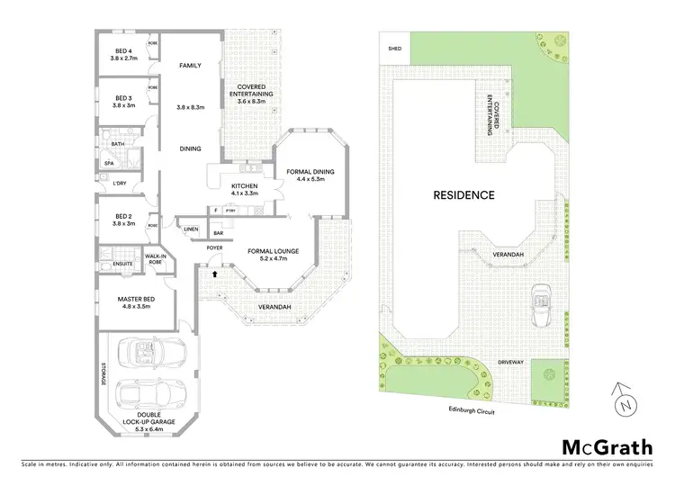 Floorplan of Homely house listing, 56 Edinburgh Circuit, Cecil Hills NSW 2171