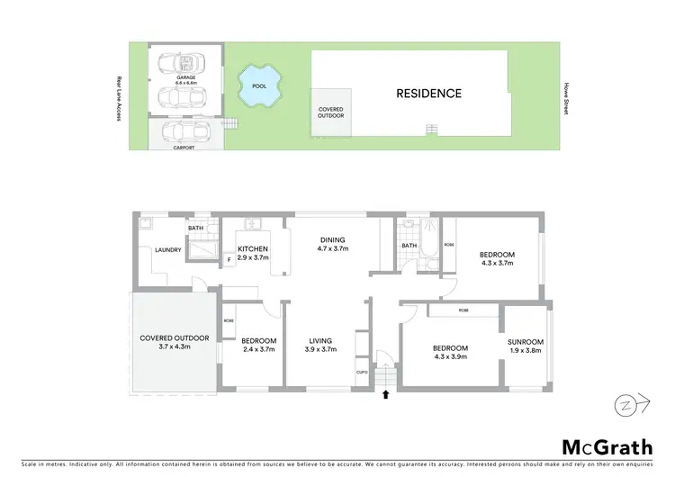 Floorplan of Homely house listing, 105 Howe Street, Lambton NSW 2299
