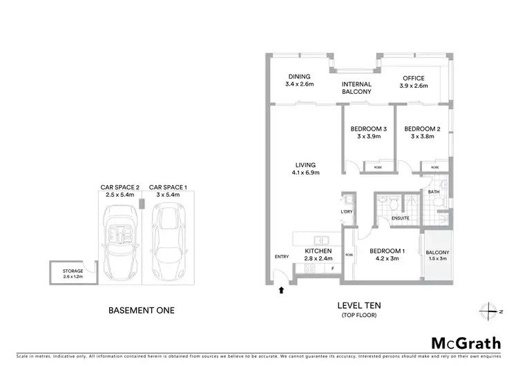 Floorplan of Homely apartment listing, 94/14 Pound Road, Hornsby NSW 2077