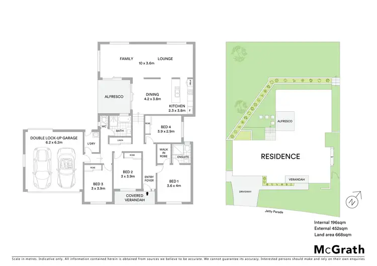 Floorplan of Homely house listing, 48 Jetty Parade, Fletcher NSW 2287
