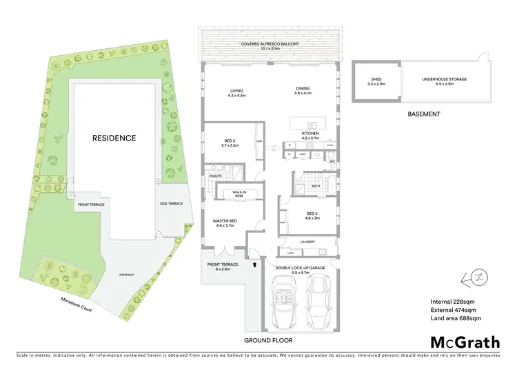 Floorplan of Homely house listing, 8 Mirrabook Court, Noosa Heads QLD 4567
