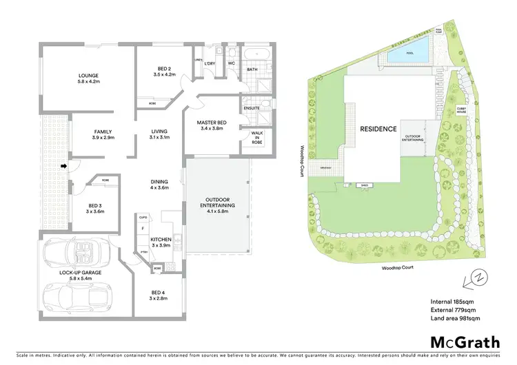 Floorplan of Homely house listing, 43 Woodtop Court, Ferny Hills QLD 4055