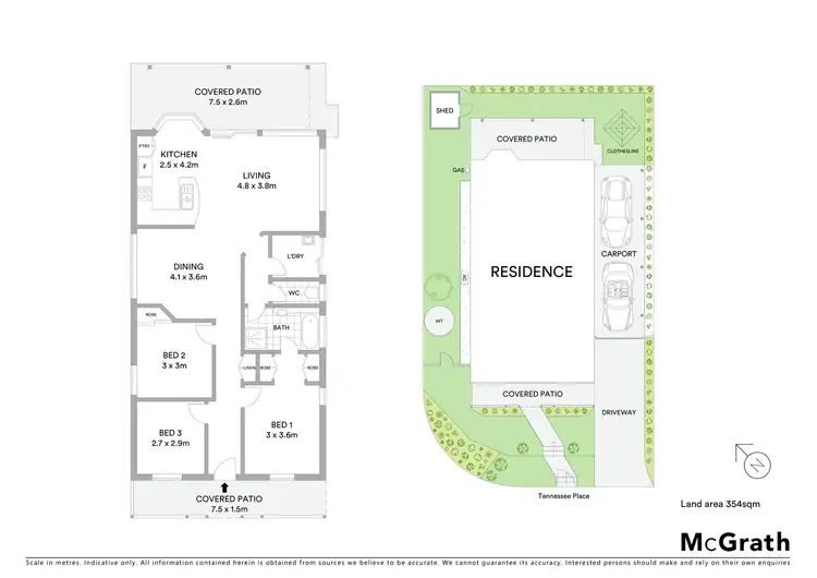 Floorplan of Homely house listing, 13 Tennessee Place, Springfield QLD 4300