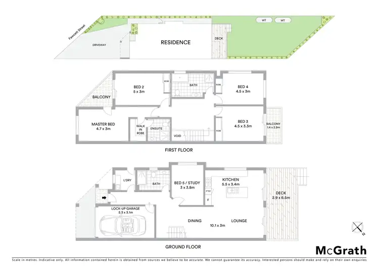 Floorplan of Homely semi-detached listing, 54 Fawcett Street, Ryde NSW 2112