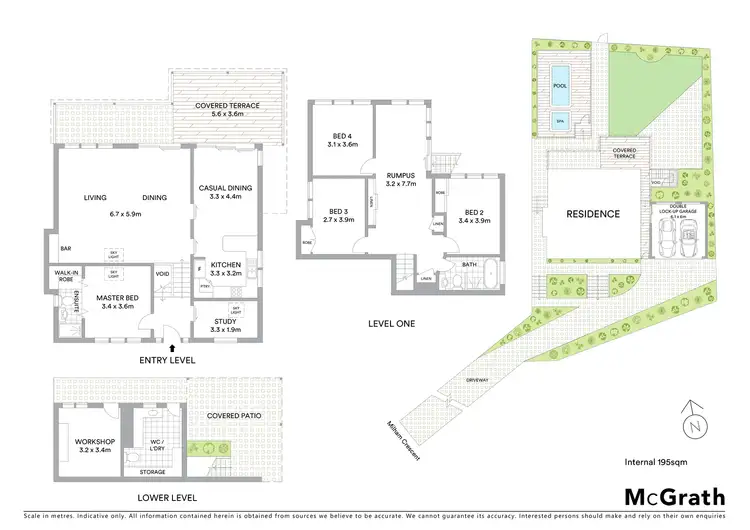 Floorplan of Homely house listing, 60 Milham Crescent, Forestville NSW 2087