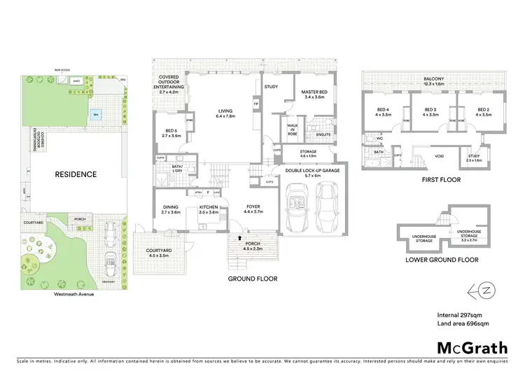 Floorplan of Homely house listing, 26 Westmeath Avenue, Killarney Heights NSW 2087