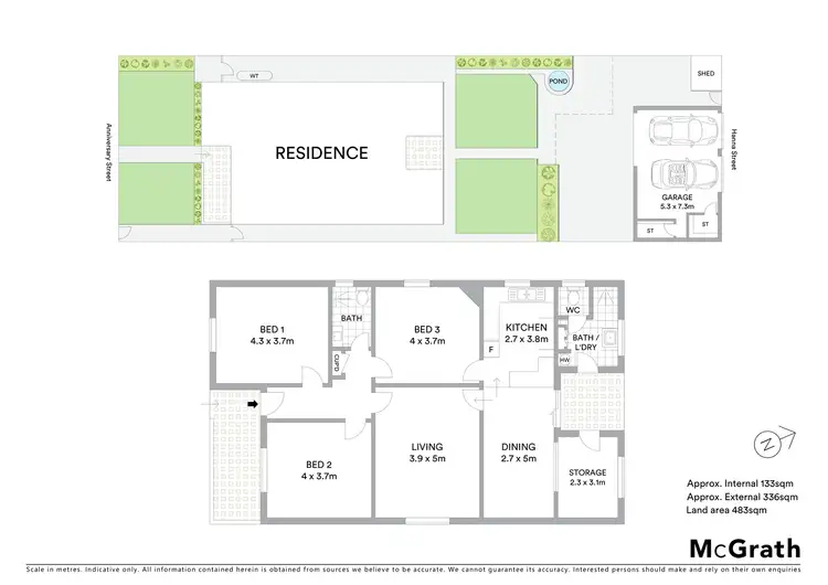 Floorplan of Homely house listing, 10 Anniversary Street, Botany NSW 2019
