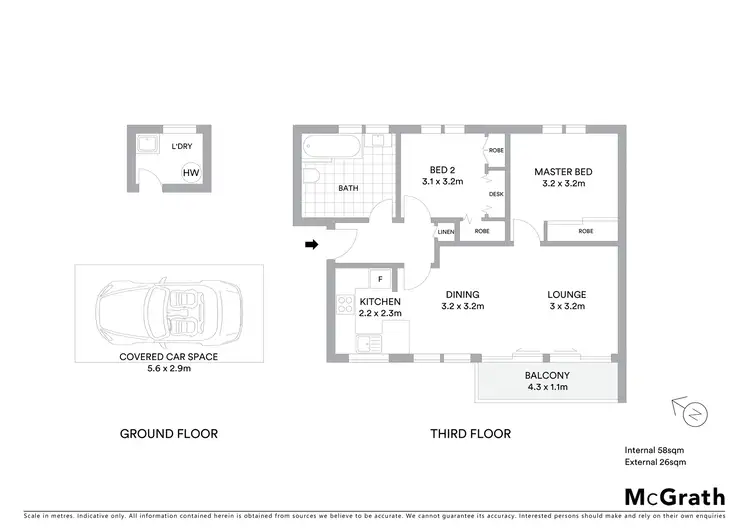 Floorplan of Homely apartment listing, 21/34-36 Mowatt Street, Queanbeyan NSW 2620